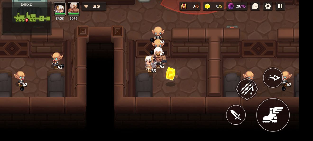 《守望傳說》普通4-1如何全收集 普通4-1全攻略收集圖文