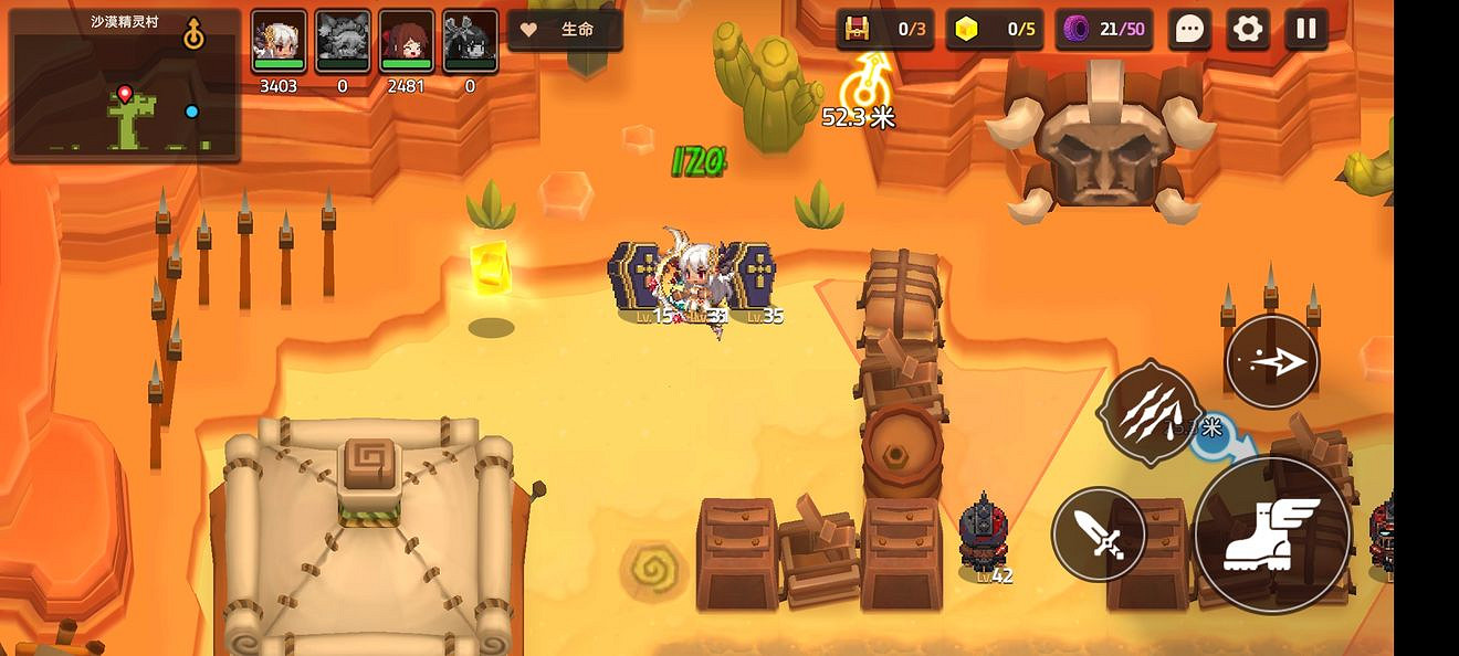 《守望傳說》普通4-2如何全收集 普通4-2全攻略收集圖文