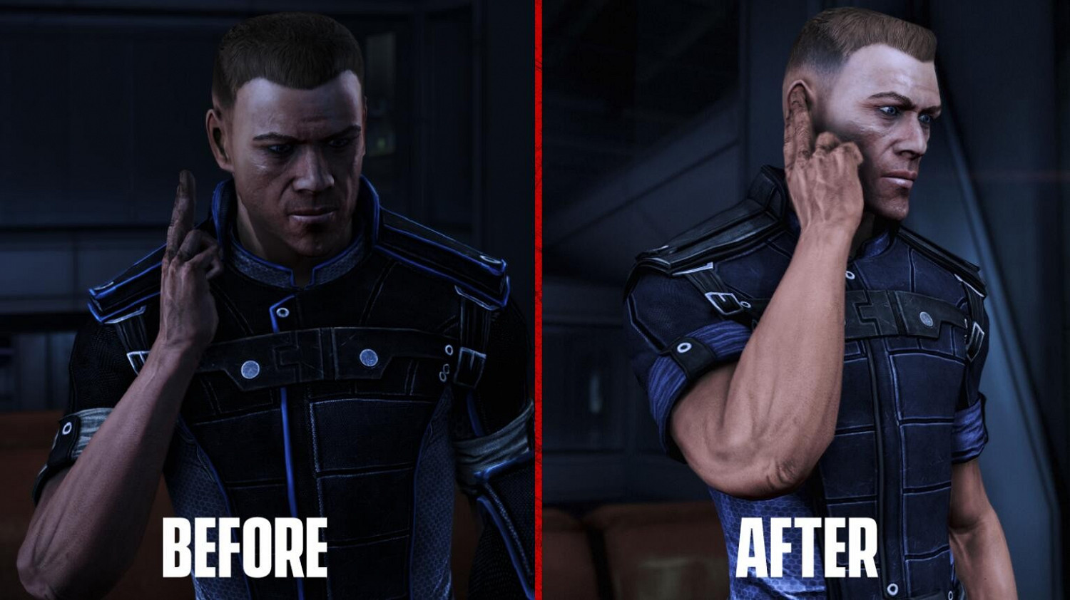 《質量效應3:傳奇版》社區更新檔 角色的黑牙美白了 《質量效應3:傳奇版》社區更新檔 角色的黑牙美白了