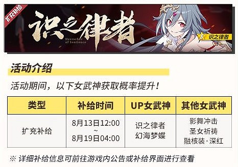 《崩壞3》v5.0活動周刊第四期 v5.0活動一覽No.4