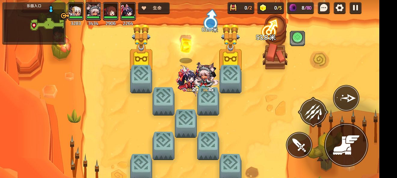 《守望傳說》普通4-4如何全收集 普通4-4全攻略收集圖文