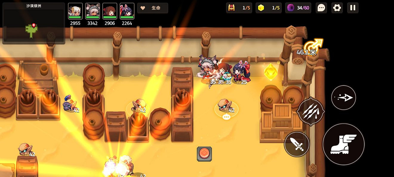 《守望傳說》普通4-3如何全收集 普通4-3全攻略收集圖文