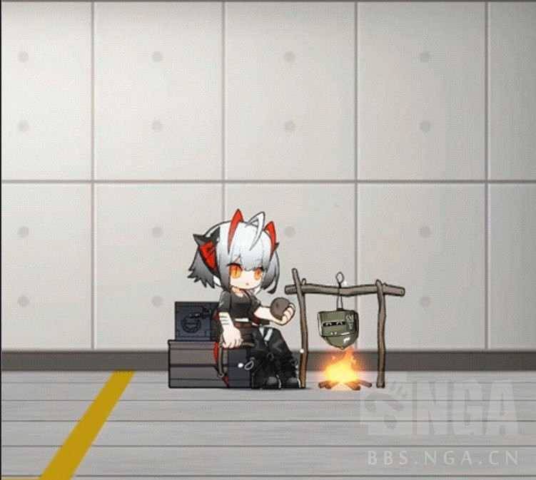 《明日方舟》戰車表情包 彩6連動幹員機槍哥表情包