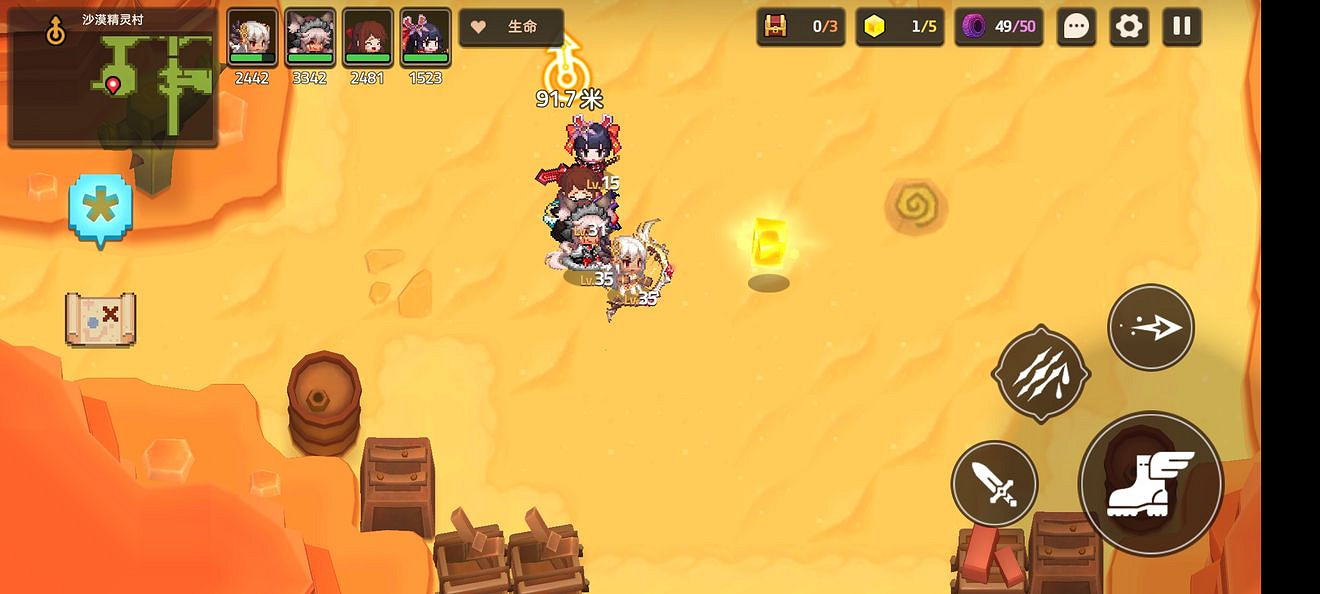 《守望傳說》普通4-2如何全收集 普通4-2全攻略收集圖文