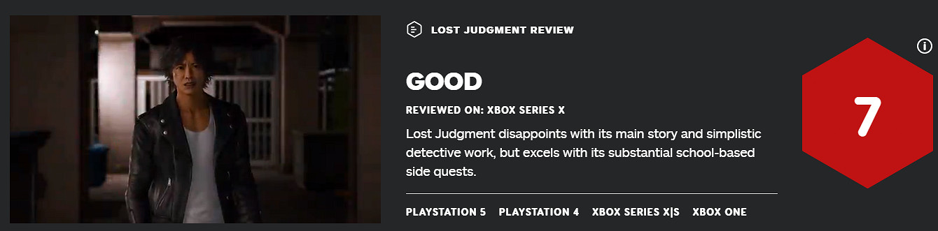 《審判之逝湮滅的記憶》IGN評分高嗎？IGN評分與評價分享