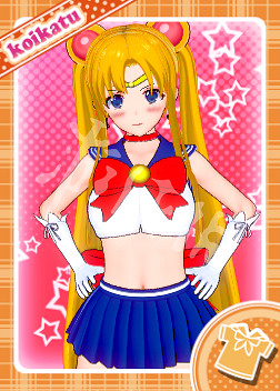 《戀活Sunshine》人物卡月野兔分享 美少女戰士月野兔怎麽捏？