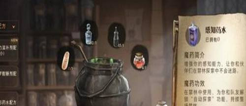 《哈利波特魔法覺醒》感知藥水有什麽用 感知藥水作用介紹攻略 《哈利波特魔法覺醒》感知藥水有什麽用 感知藥水作用介紹攻略
