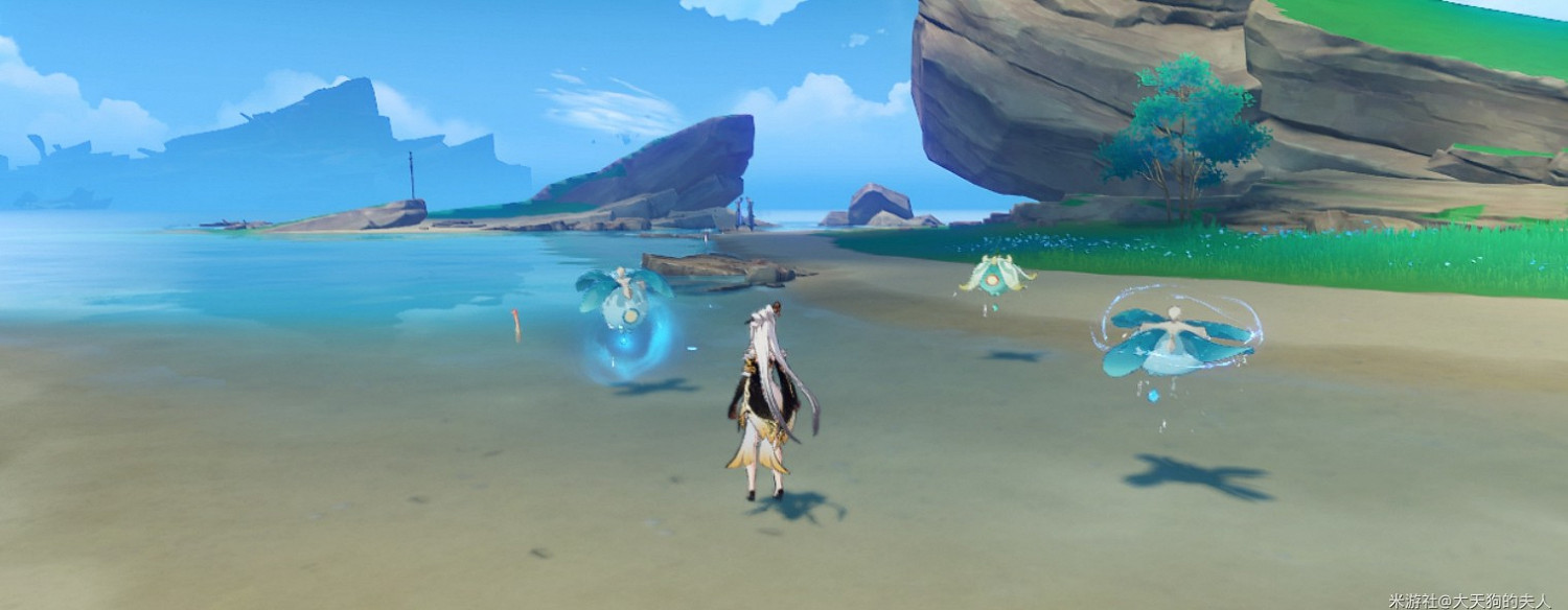 《原神》海祇島飄浮靈討伐線路 《原神》海祇島飄浮靈討伐線路