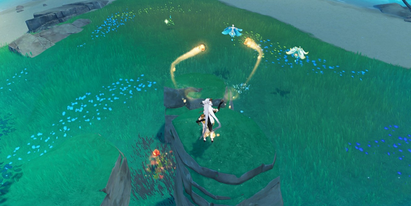 《原神》海祇島飄浮靈討伐線路 《原神》海祇島飄浮靈討伐線路