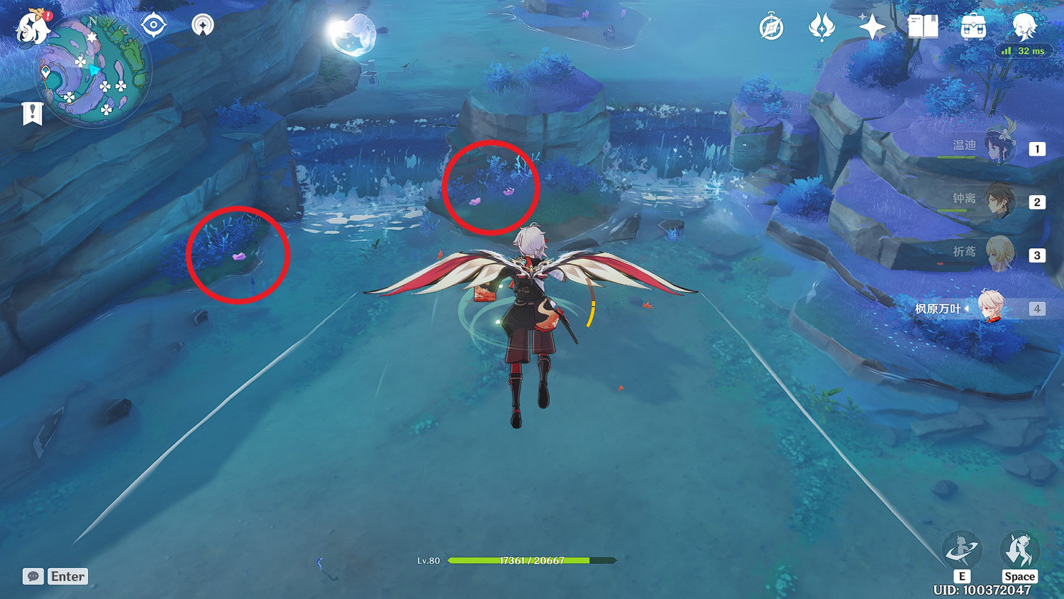 《原神》珊瑚真珠全點位標注