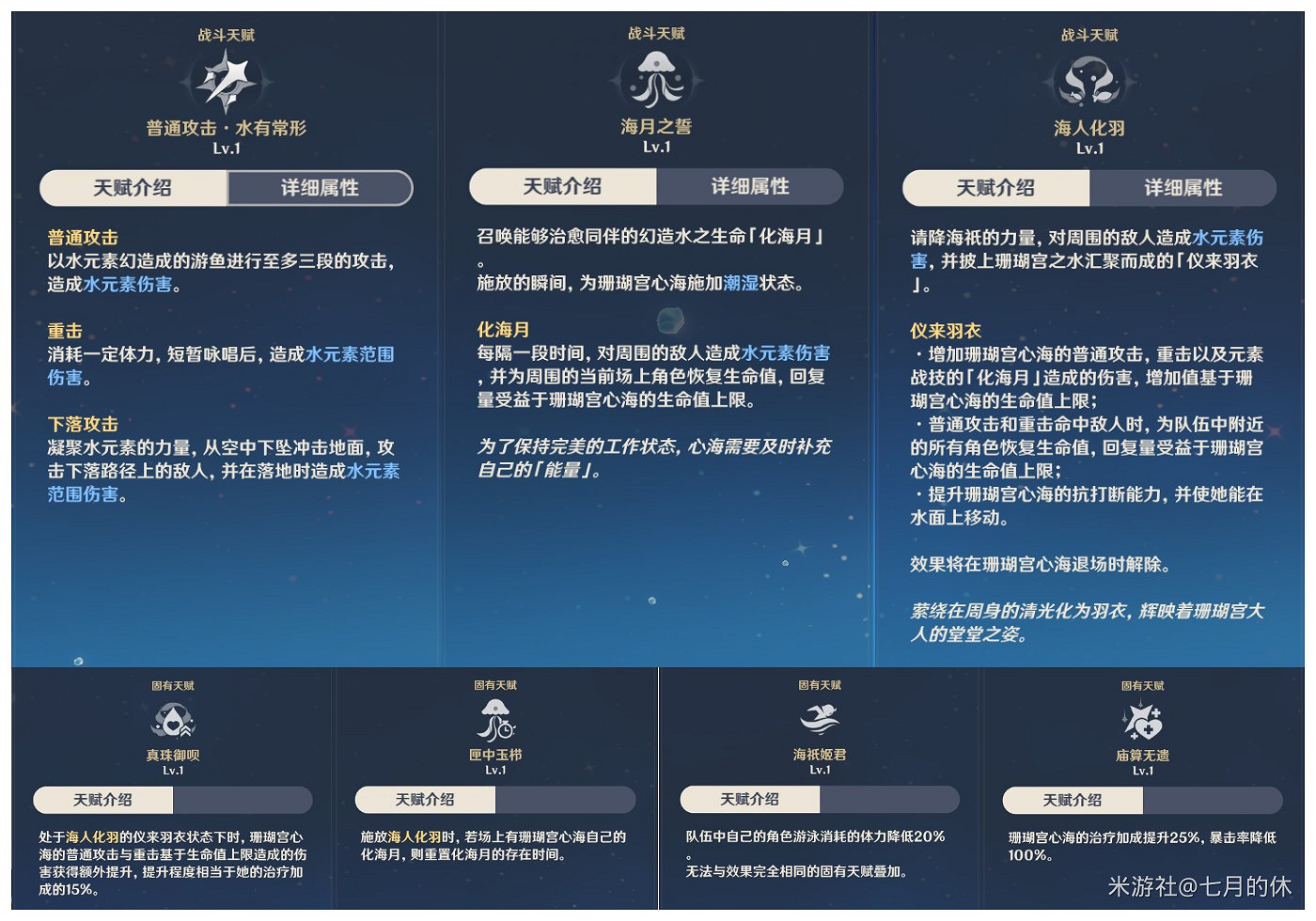 《原神》珊瑚宮心海技能分析及裝備搭配 《原神》珊瑚宮心海技能分析及裝備搭配