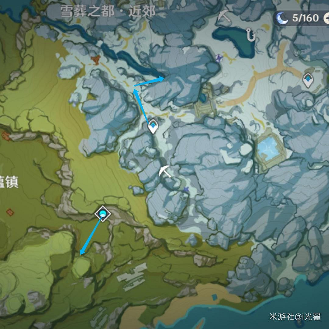 《原神》抓晶蝶路線整理