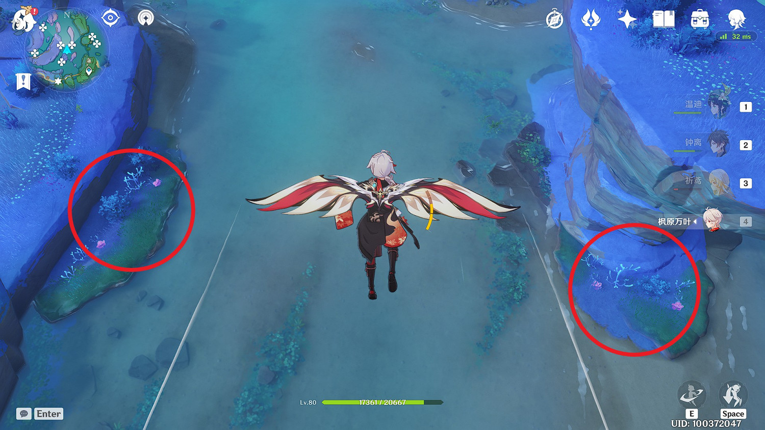 《原神》珊瑚真珠全點位標注