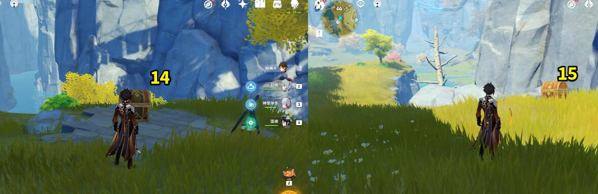 《原神》磐岩之路寶箱分佈位置匯總