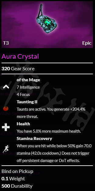 《New World》坦克飾品推薦 《New World》坦克飾品推薦