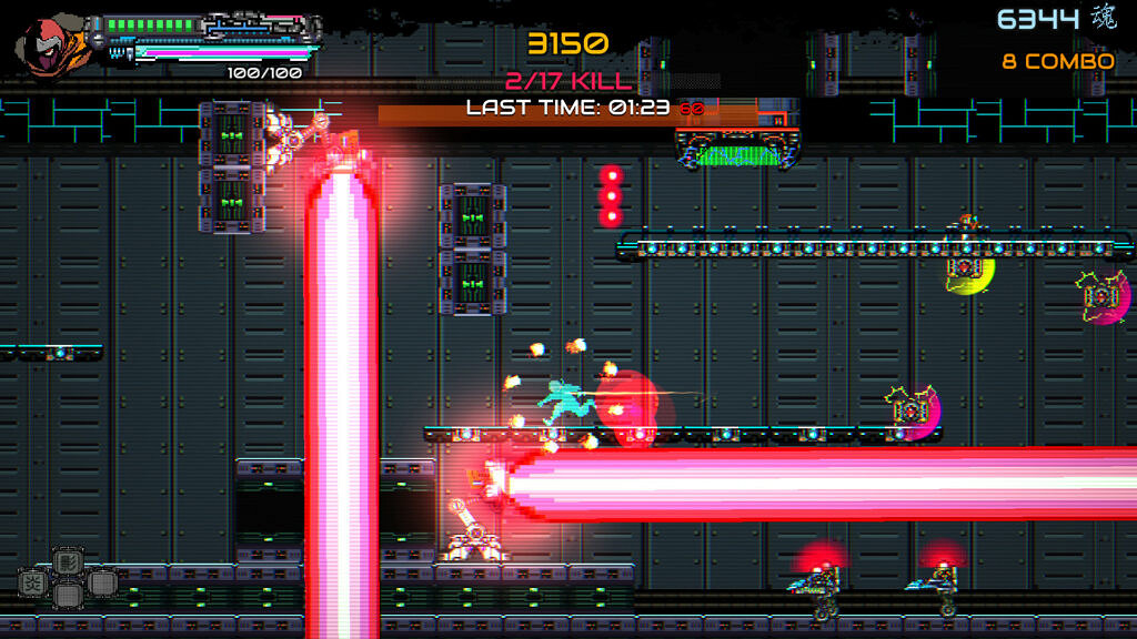 TGS 2021：賽博橫板動作遊戲《忍者一閃》最新預告