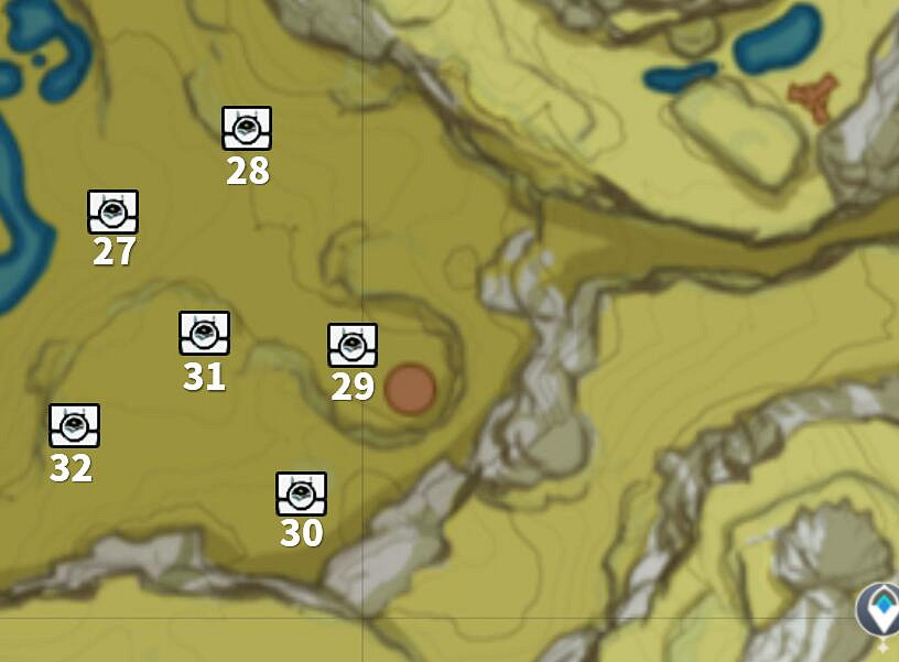 《原神》磐岩之路寶箱分佈位置匯總