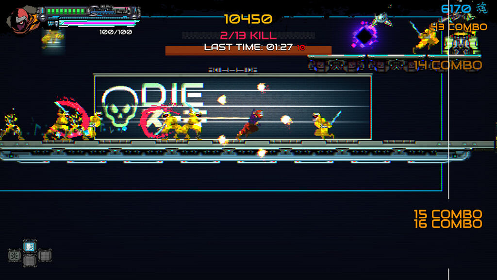 TGS 2021：賽博橫板動作遊戲《忍者一閃》最新預告