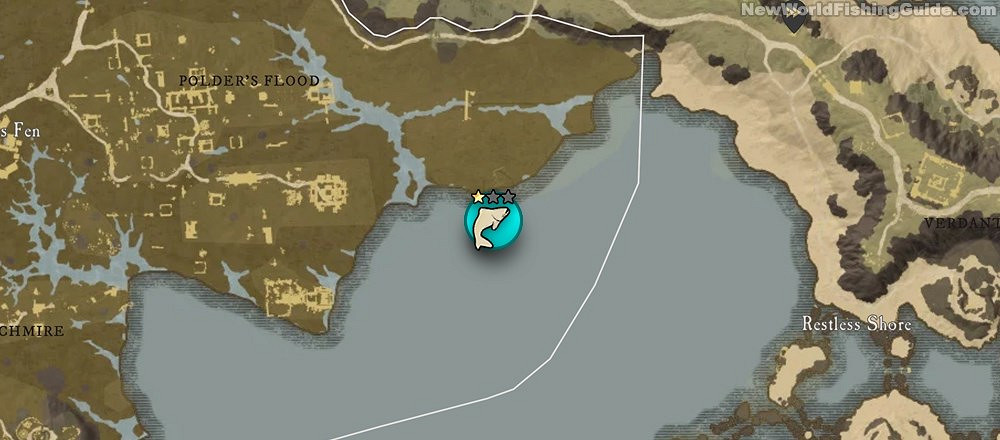 《New World》三星釣點位置及可釣魚類一覽 《New World》三星釣點位置及可釣魚類一覽