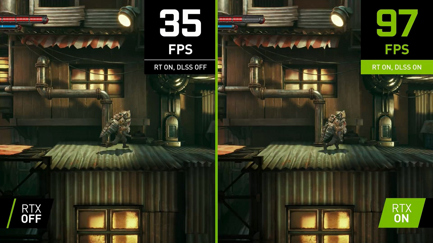 《暗影火炬城》PC版DLSS影片對比:三倍性能提升! 《暗影火炬城》PC版DLSS影片對比:三倍性能提升!