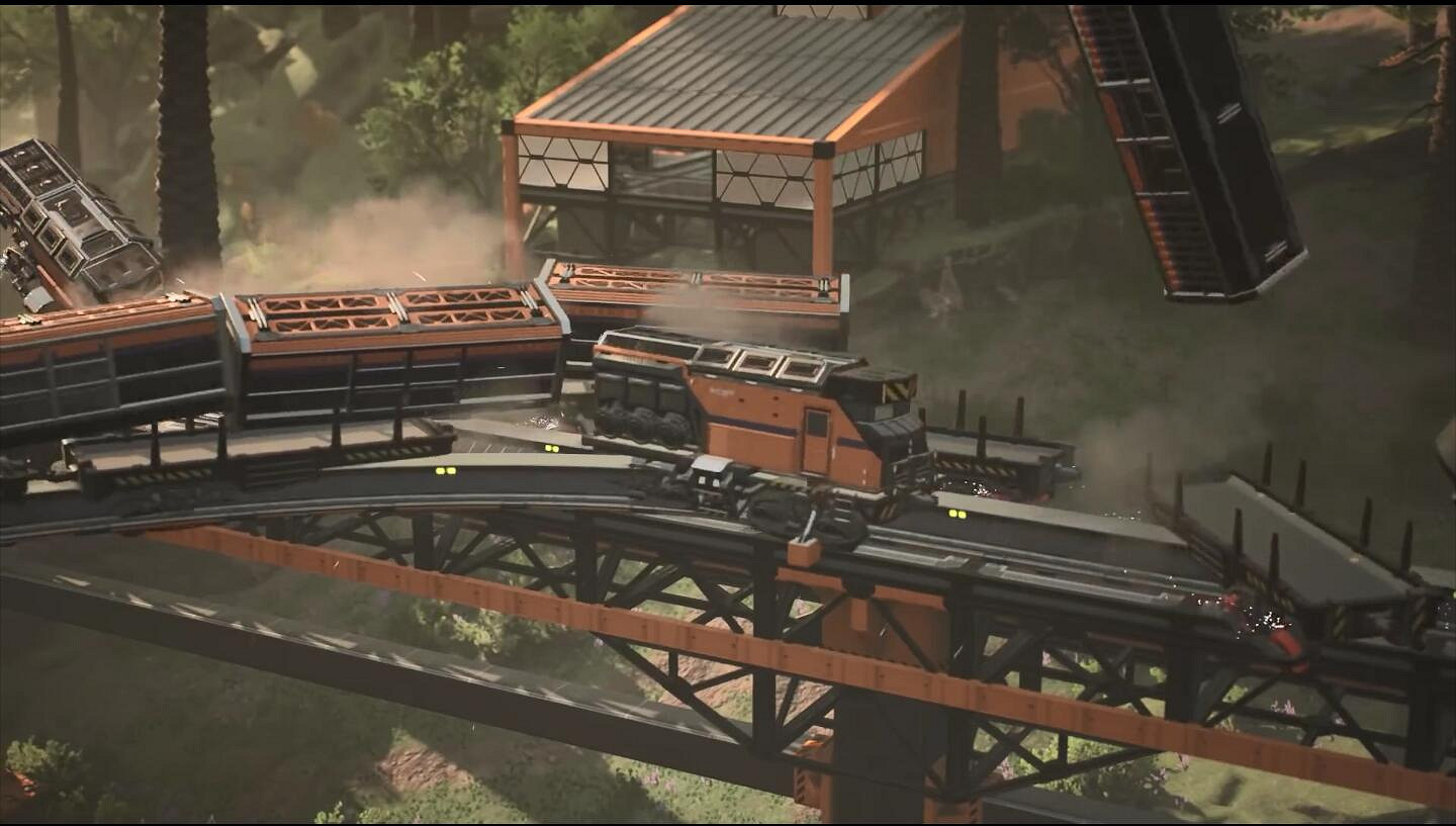 《幸福工廠》5號更新將加入火車信號燈與碰撞系統！