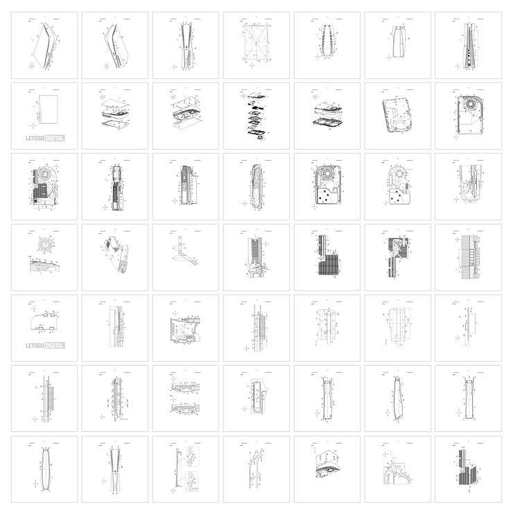 PS5完整設計專利圖曝光！散熱組件工作原理公開