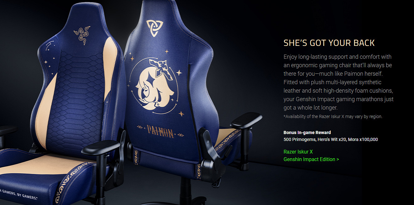 《原神》×雷蛇連動遊戲套裝產品公布 附贈遊戲道具 《原神》×雷蛇連動遊戲套裝產品公布 附贈遊戲道具