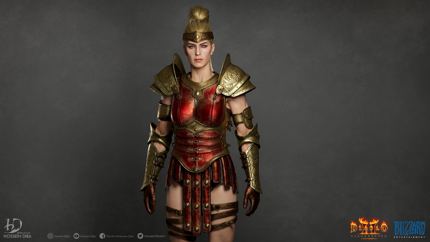 《暗黑2重製》建模師分享亞馬遜 女術士建模照! 《暗黑2重製》建模師分享亞馬遜 女術士建模照!