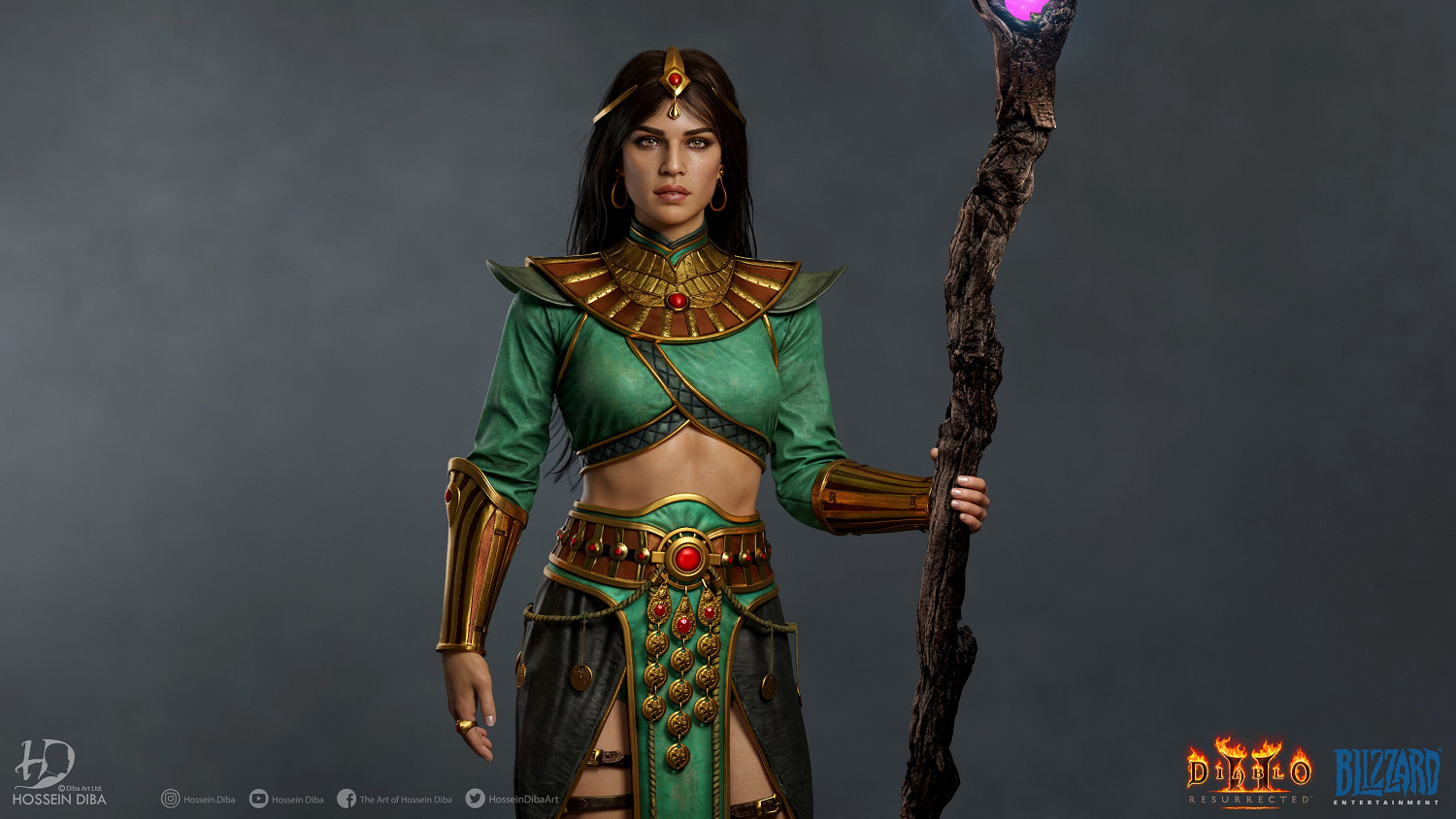 《暗黑2重製》建模師分享亞馬遜 女術士建模照! 《暗黑2重製》建模師分享亞馬遜 女術士建模照!