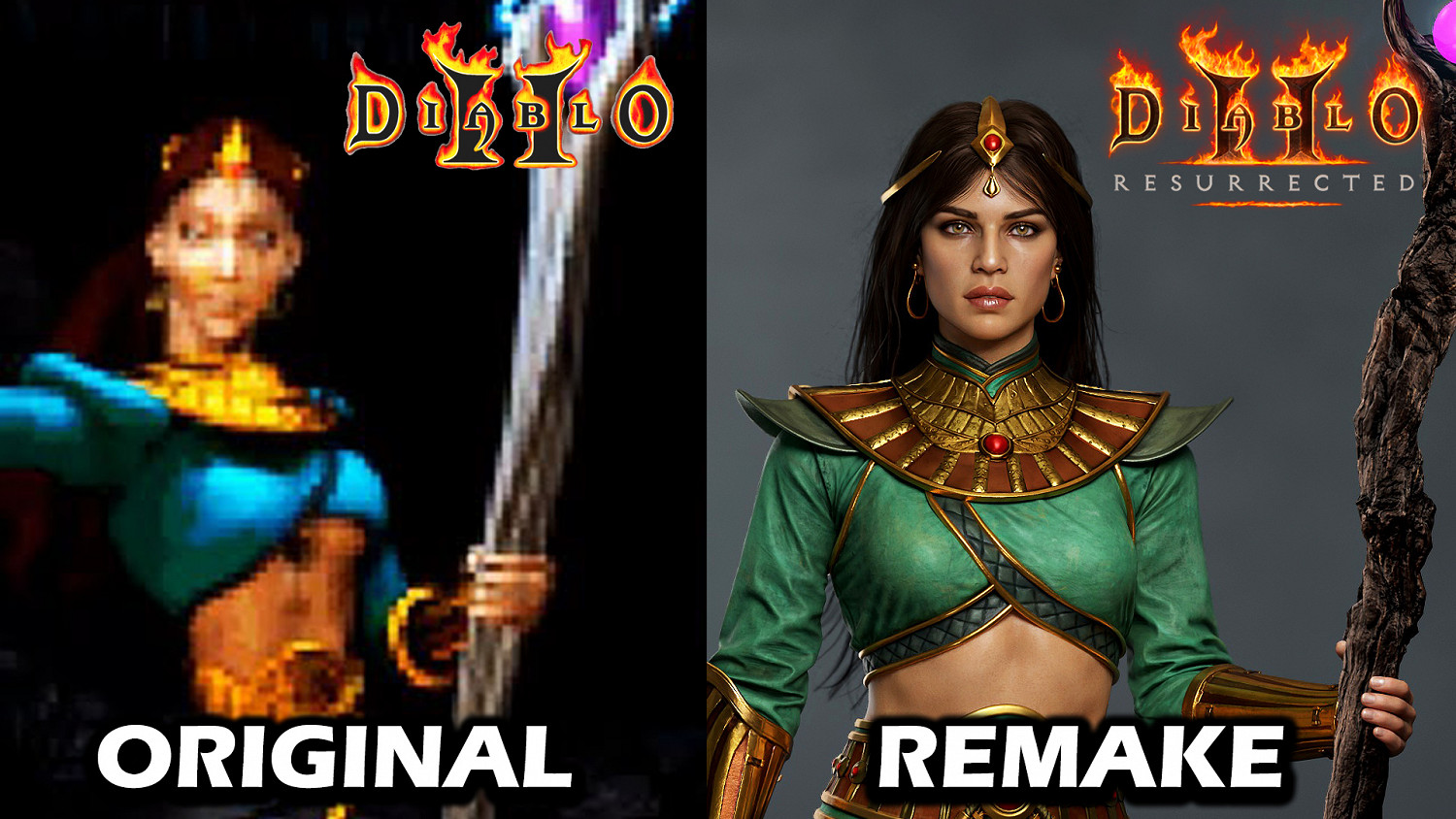 《暗黑2重製》建模師分享亞馬遜 女術士建模照! 《暗黑2重製》建模師分享亞馬遜 女術士建模照!