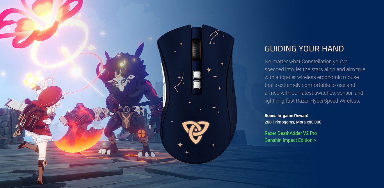 《原神》×雷蛇連動遊戲套裝產品公布 附贈遊戲道具 《原神》×雷蛇連動遊戲套裝產品公布 附贈遊戲道具