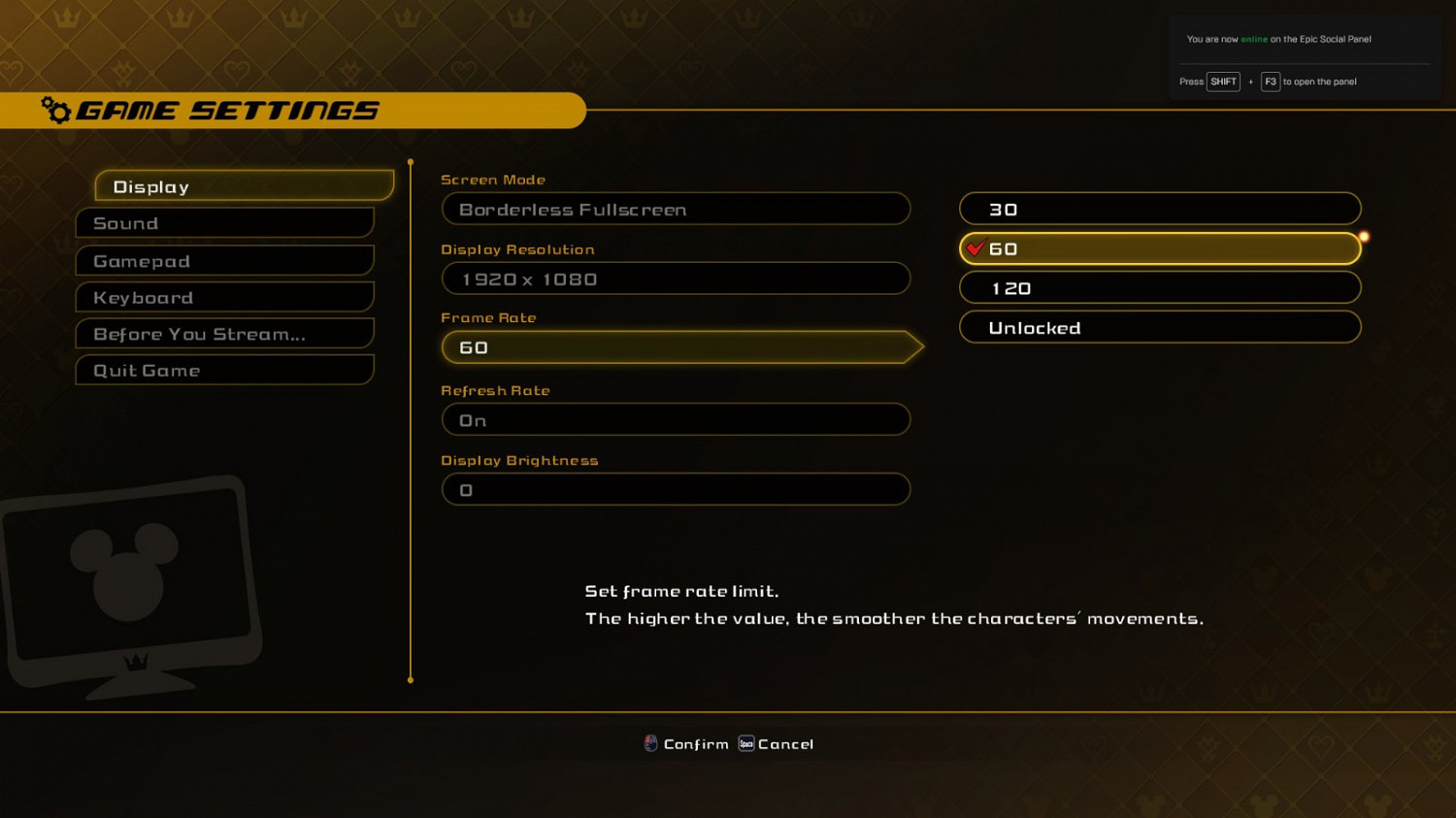 PC版《王國之心》加入不限制幀數及按鍵映射功能