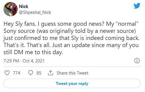 《狡狐大冒險》最新消息爆料：重啟新作或在開發中
