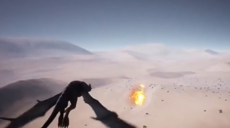 網友自製《飛龍模擬器》可控制巨龍跑跳飛行噴火球 網友自製《飛龍模擬器》可控制巨龍跑跳飛行噴火球