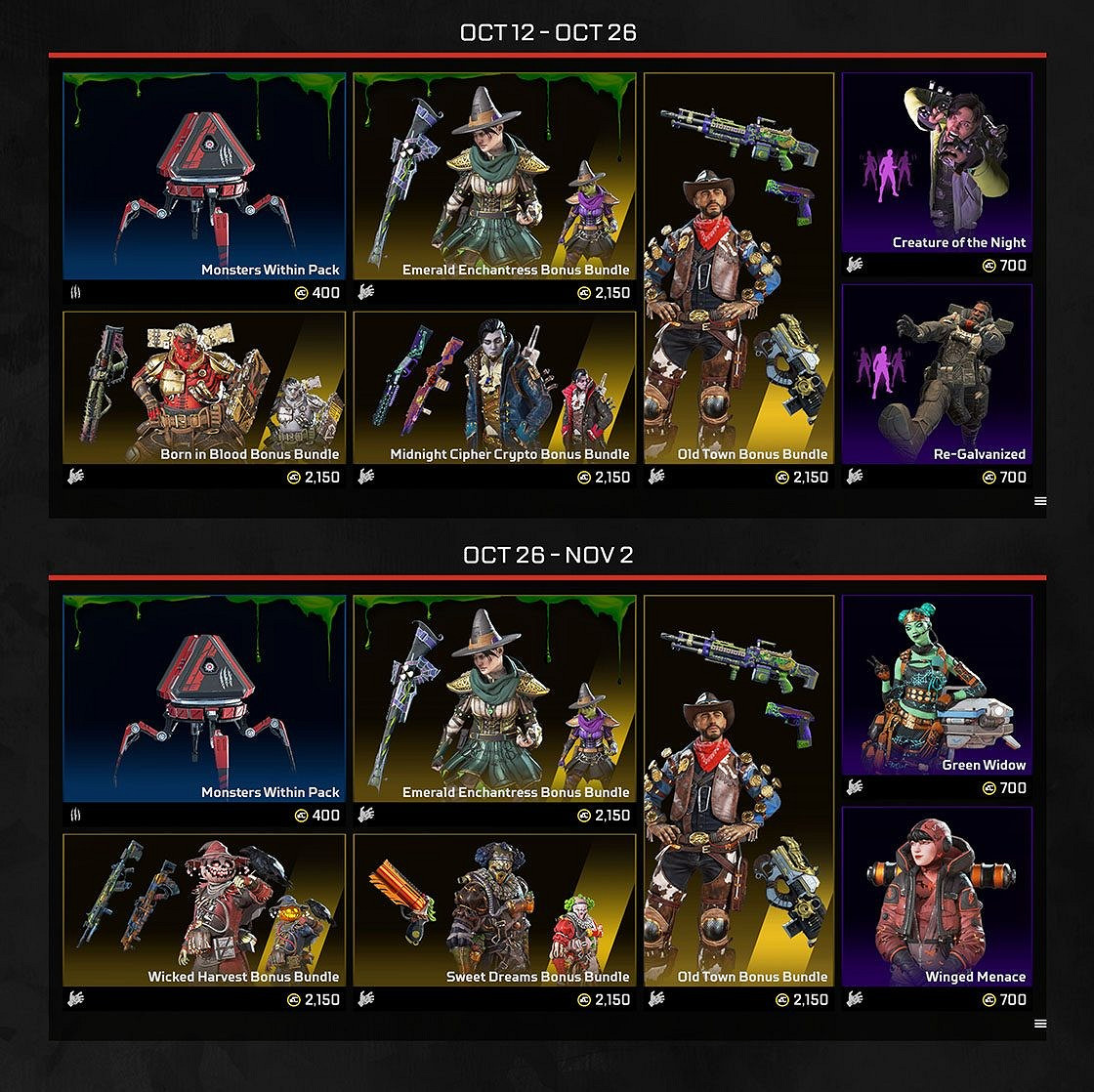 迎接萬聖節!《Apex英雄》內在野獸活動10月12日開啟 迎接萬聖節!《Apex英雄》內在野獸活動10月12日開啟