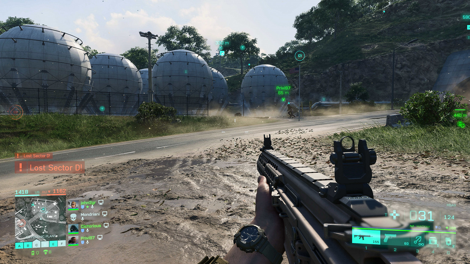 《戰地風雲2042》PC 4K最高畫質截圖 3080幾乎穩定60幀 《戰地風雲2042》PC 4K最高畫質截圖 3080幾乎穩定60幀