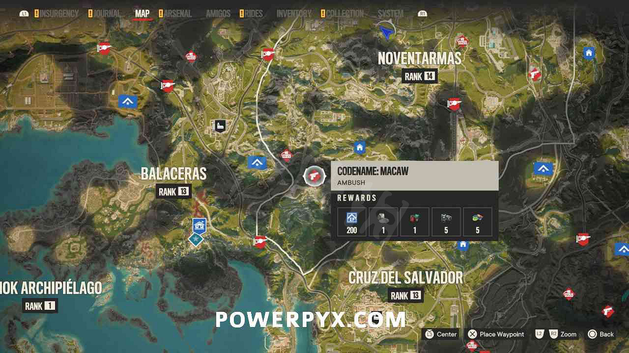 《極地戰嚎6》伏擊地點全匯總 全伏擊地圖位置一覽