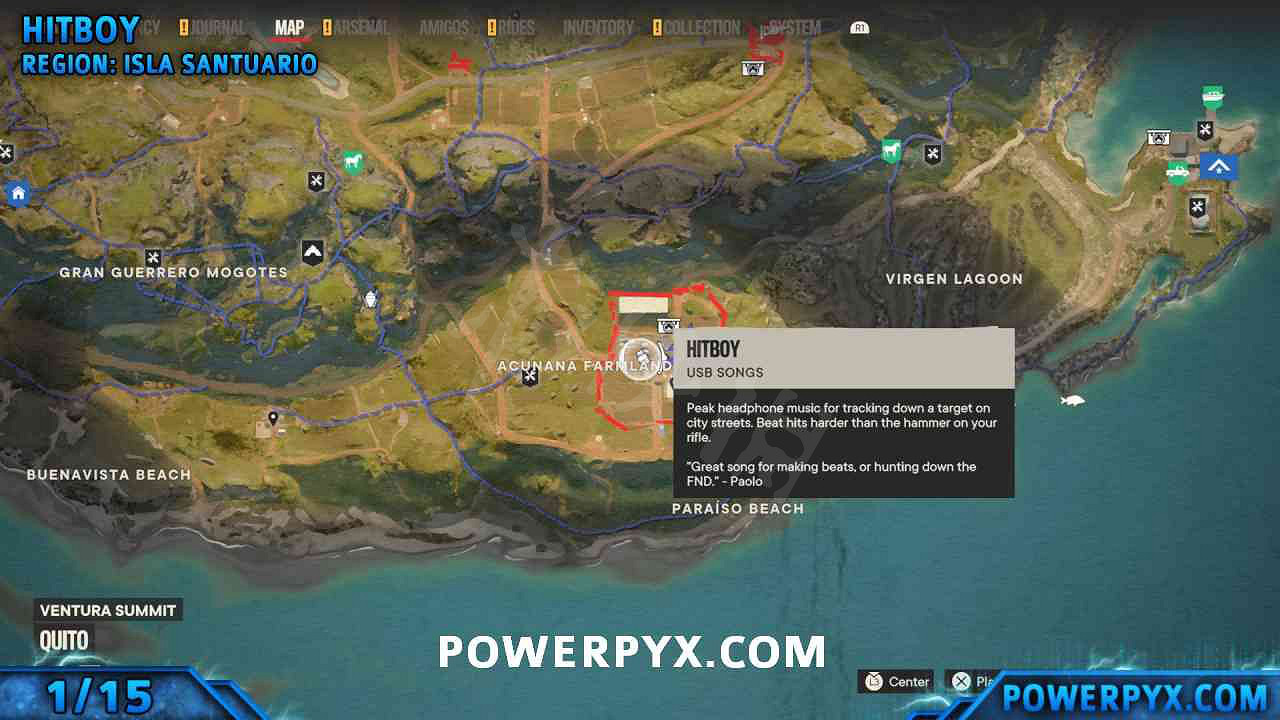 《極地戰嚎6》u盤位置全匯總 全usb歌曲位置一覽