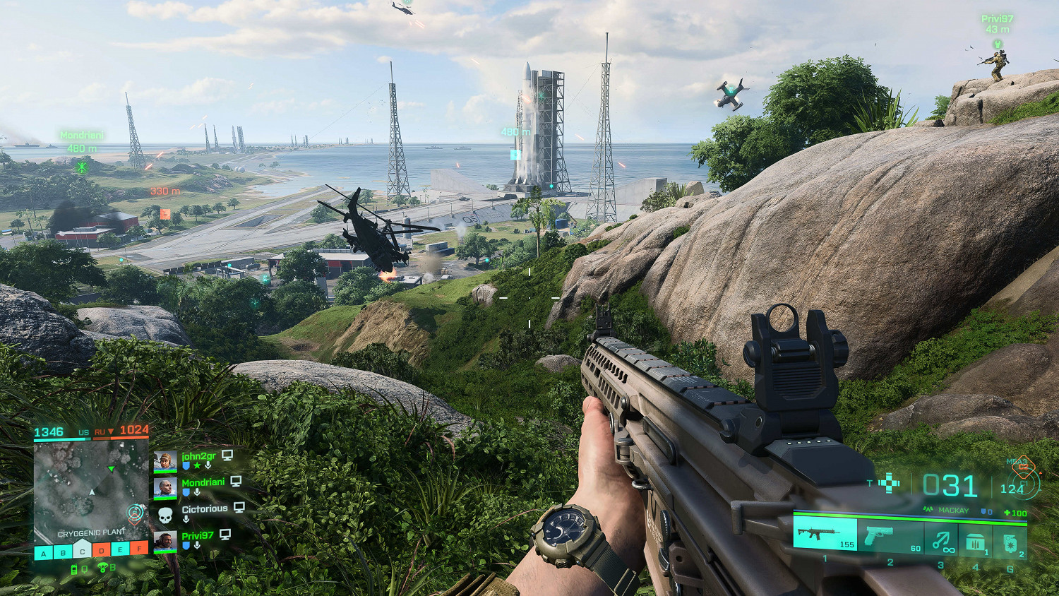 《戰地風雲2042》PC 4K最高畫質截圖 3080幾乎穩定60幀 《戰地風雲2042》PC 4K最高畫質截圖 3080幾乎穩定60幀