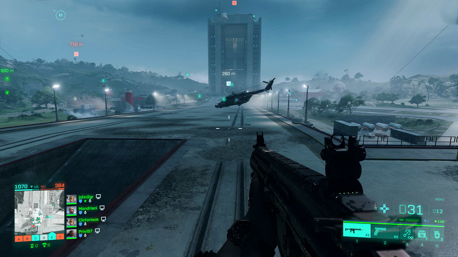 《戰地風雲2042》PC 4K最高畫質截圖 3080幾乎穩定60幀 《戰地風雲2042》PC 4K最高畫質截圖 3080幾乎穩定60幀