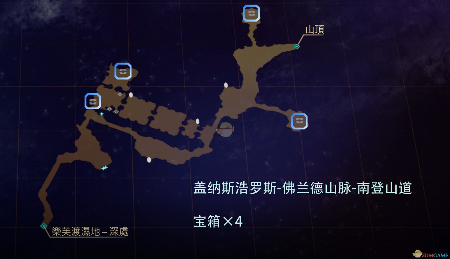 《破曉傳奇》蓋納斯浩羅斯全寶箱貓頭鷹位置介紹 《破曉傳奇》蓋納斯浩羅斯全寶箱貓頭鷹位置介紹