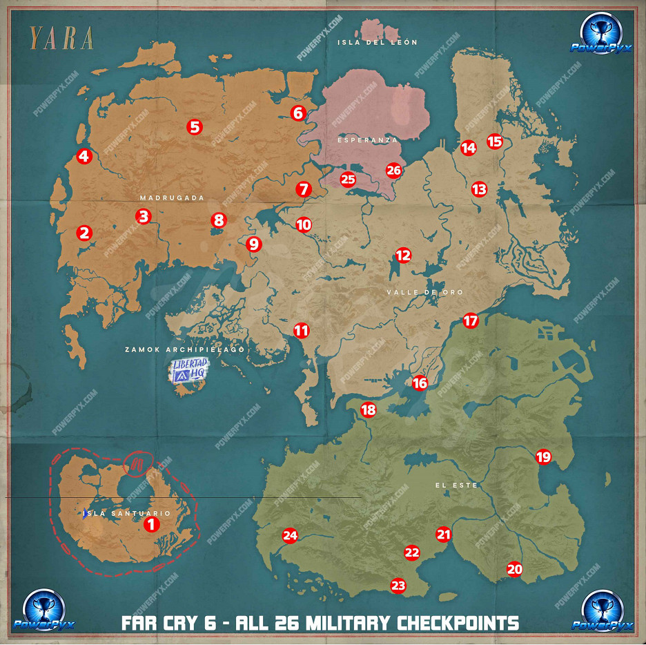 《極地戰嚎6》檢查站位置全匯總 全檢查站位置及視察成就完成方法 《極地戰嚎6》檢查站位置全匯總 全檢查站位置及視察成就完成方法