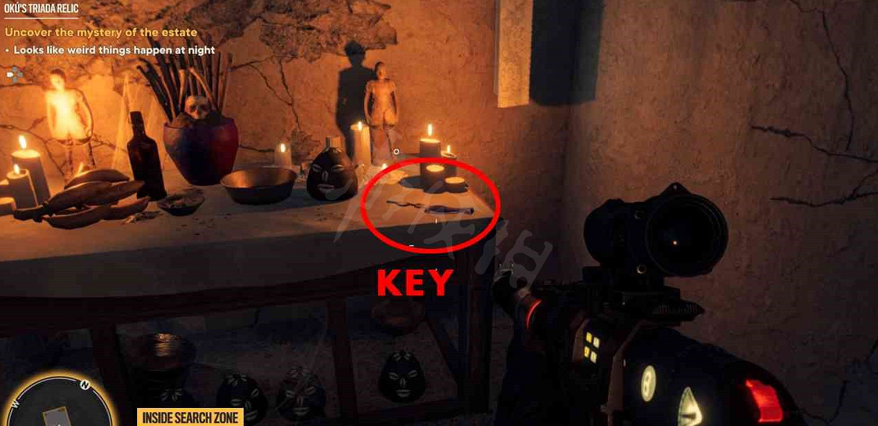 《極地戰嚎6》奧庫的三聖聖物位置在哪？奧庫的三聖聖物位置分享