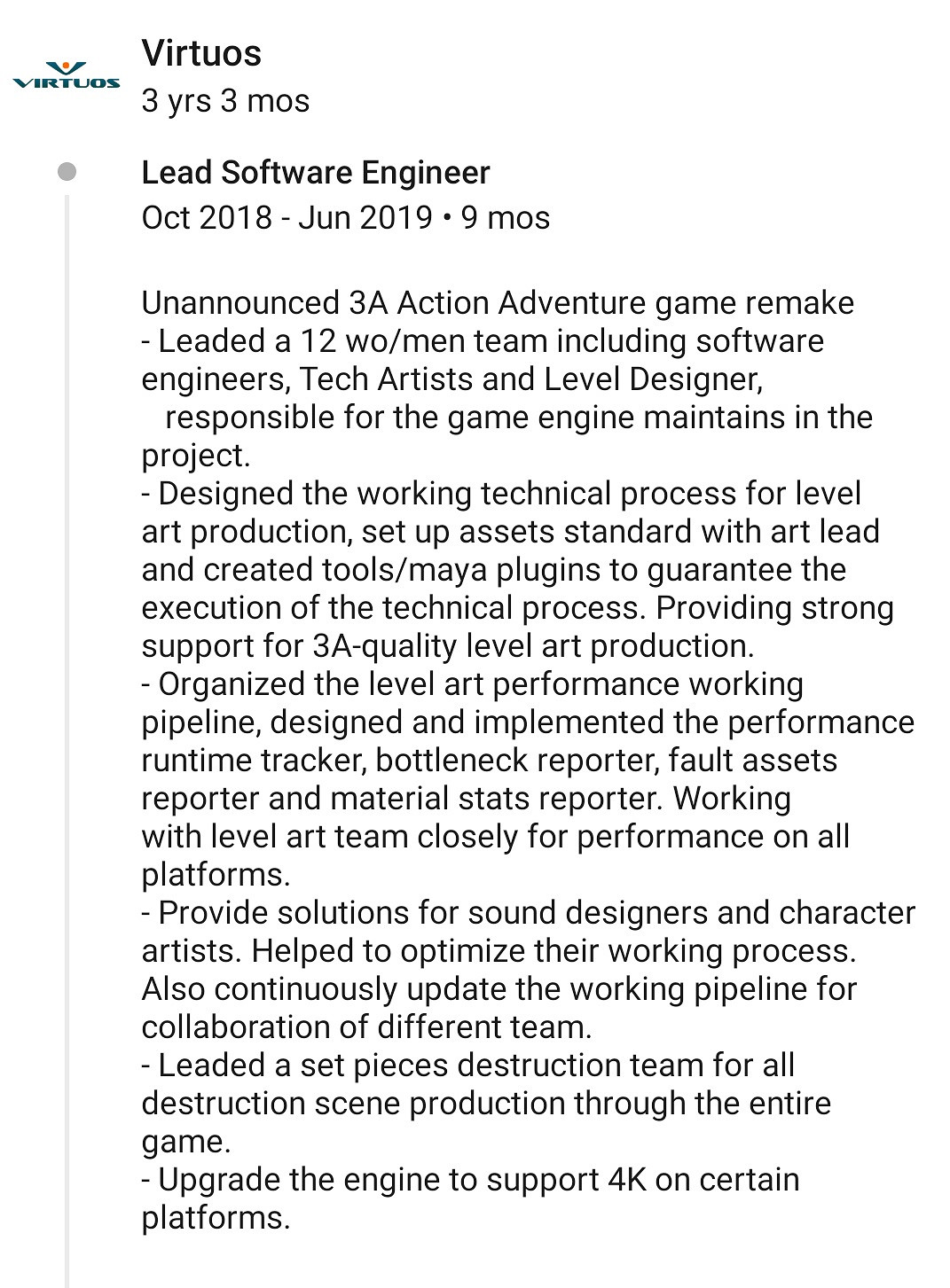 維塔士員工確認正重製一個未公布的3A動作冒險遊戲 維塔士員工確認正重製一個未公布的3A動作冒險遊戲