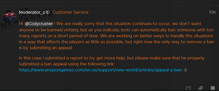 《新世界》玩家通過舉報封禁對手來贏得對戰活動 《新世界》玩家通過舉報封禁對手來贏得對戰活動