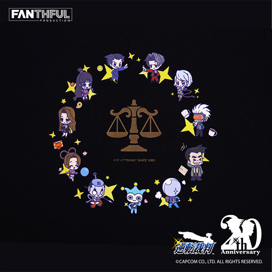 FANTHFUL【20周年紀念】《逆轉裁判》官方正版授權系列周邊產品 FANTHFUL【20周年紀念】《逆轉裁判》官方正版授權系列周邊產品