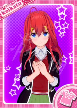 《戀活Sunshine》人物卡中野五月分享 五等分花嫁五月怎麽捏？