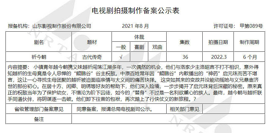 電視劇《仙劍奇俠傳六》開通官方微博 2022年3月開拍 電視劇《仙劍奇俠傳六》開通官方微博 2022年3月開拍
