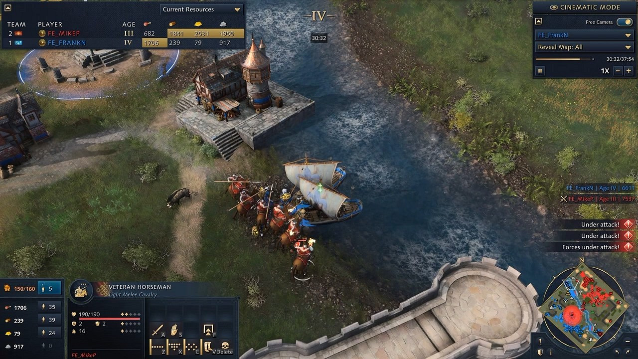 《世紀帝國4》一整局比賽展示:法國 vs 中國 《世紀帝國4》一整局比賽展示:法國 vs 中國