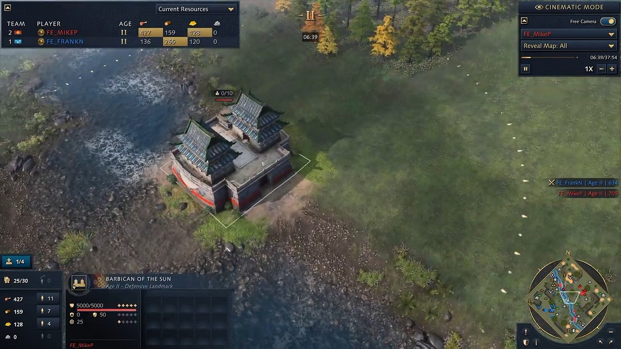 《世紀帝國4》一整局比賽展示:法國 vs 中國 《世紀帝國4》一整局比賽展示:法國 vs 中國